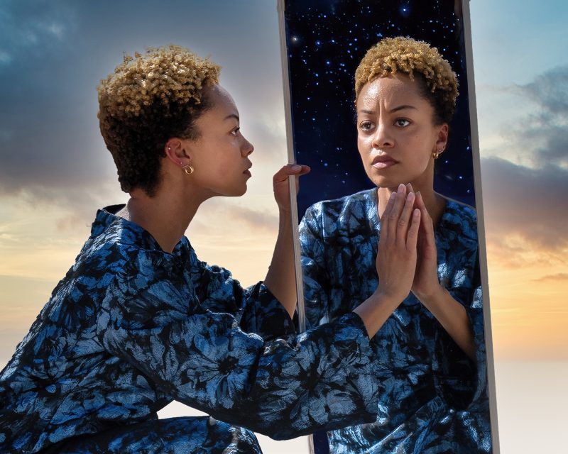 Creative 1st Place Gazing into A Parallel Universe by Linda Berman